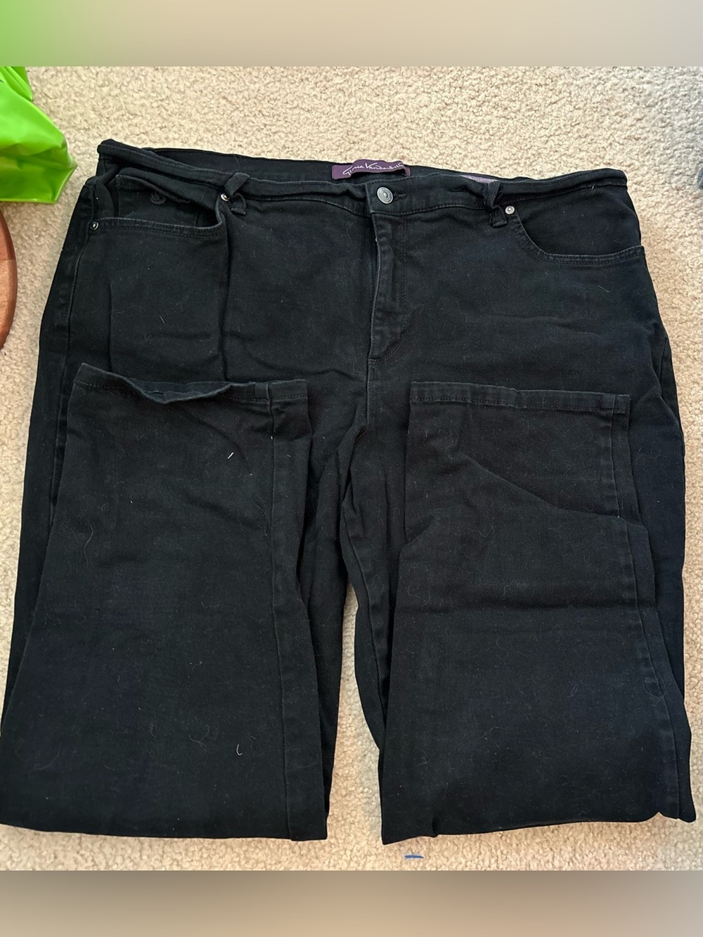 Gloria Vanderbilt Black Bootcut Pocket Pants